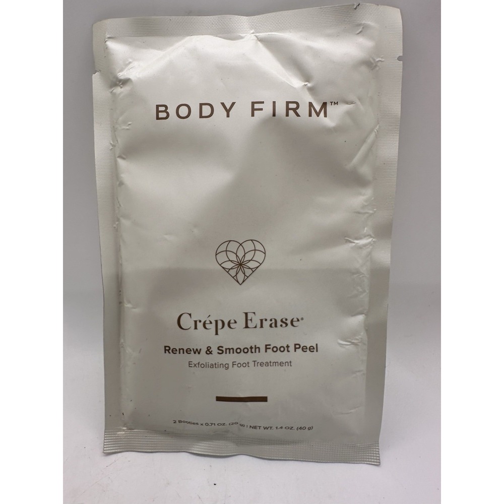 Crepe Erase Body Firm RENEW & SMOOTH FOOT PEEL Exfoliating Treatment 2 Booties